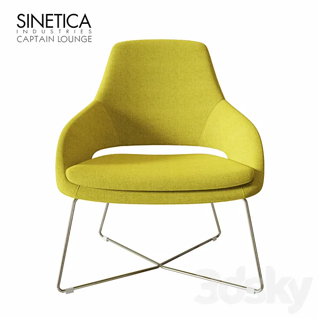 Armchair SINETICA Captain Lounge 3ds Max