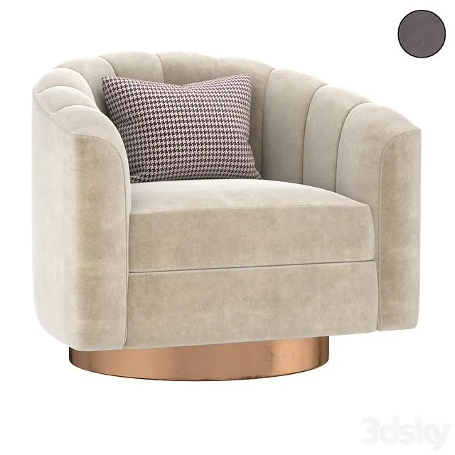 Armchair SORBONNE 2 3dsMax Model