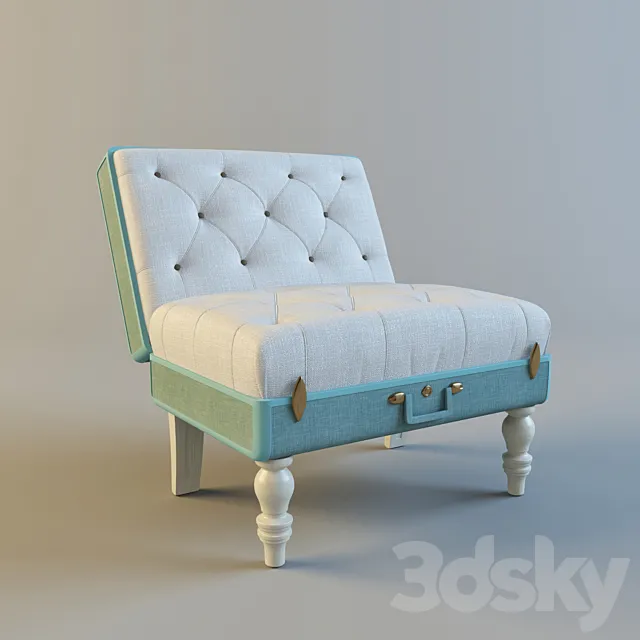 armchair-suitcase from Katie Thompson 3ds Max