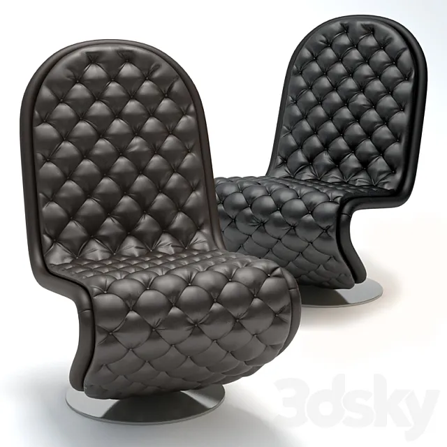 Armchair SYSTEM 1 2 3 3DS Max Model