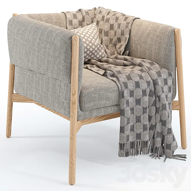 Armchair Tekou 3ds Max