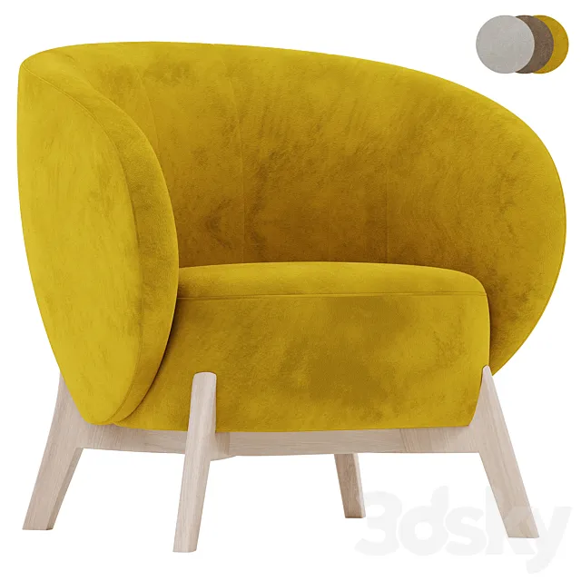 Armchair Tilar 3ds Max