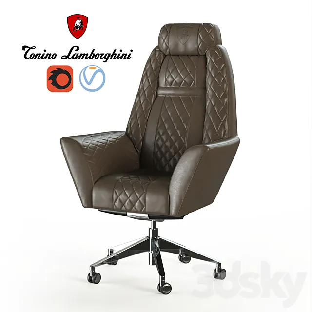 Armchair tonino lamborghini formitalia 3DS Max Model