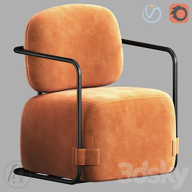Armchair TONY K0066 4Union.ru 3DS Max Model