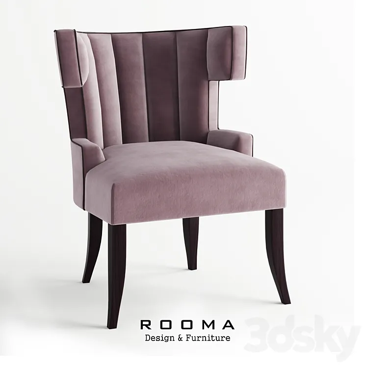 Armchair Tory Rooma Design 3DS Max