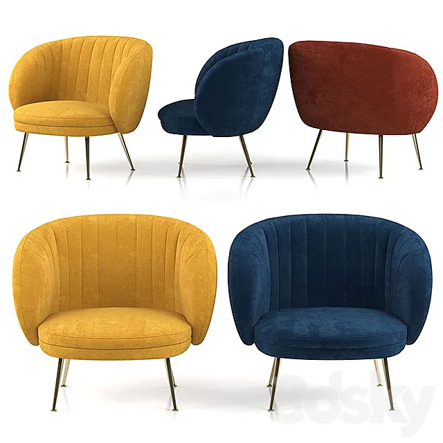 Armchair Tux 3ds Max