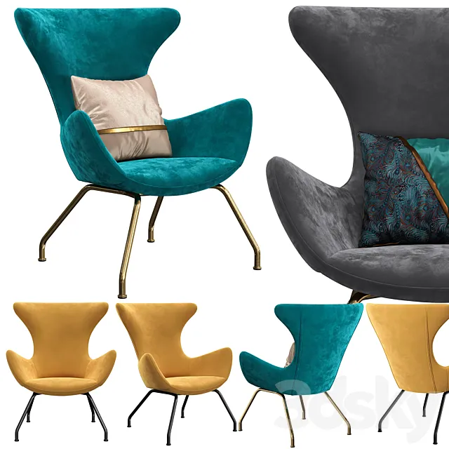 Armchair Vanda 3ds Max