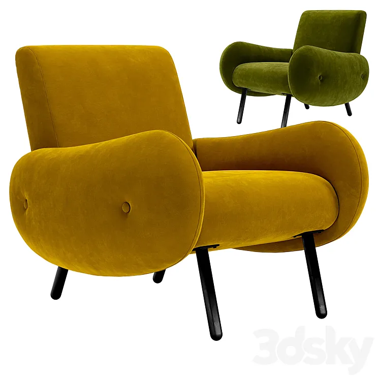 Armchair Watford 3DS Max Model