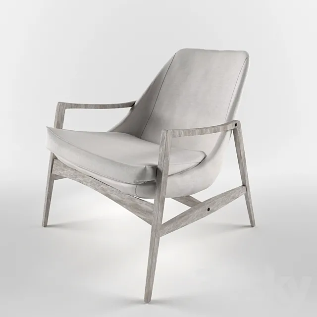 Armchair Wood-Made 3DSMax File