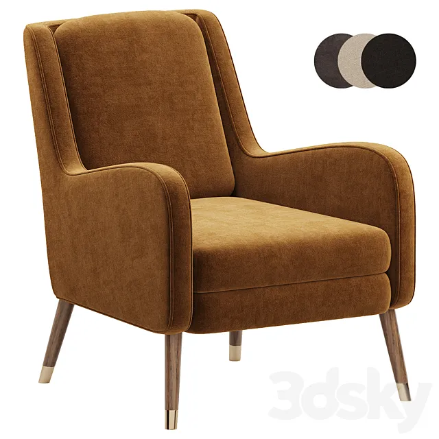 Armchair (Y) La Redoute 3ds Max