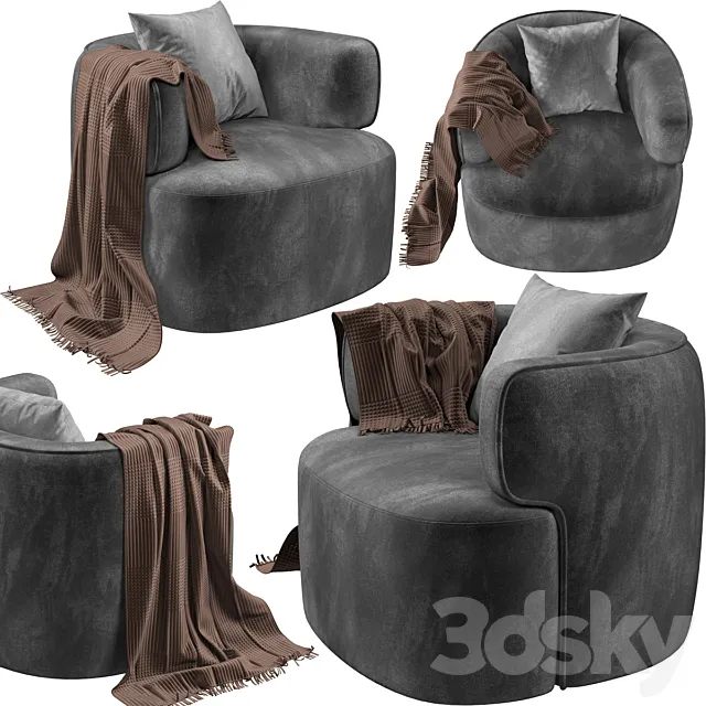 Armchair Zito Living ZB-03 3DSMax File