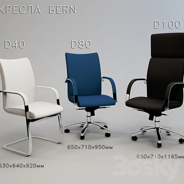 Armchairs BERN 3DS Max Model