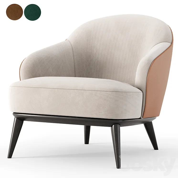 ARMCHAIRS By Minotti 3DS Max