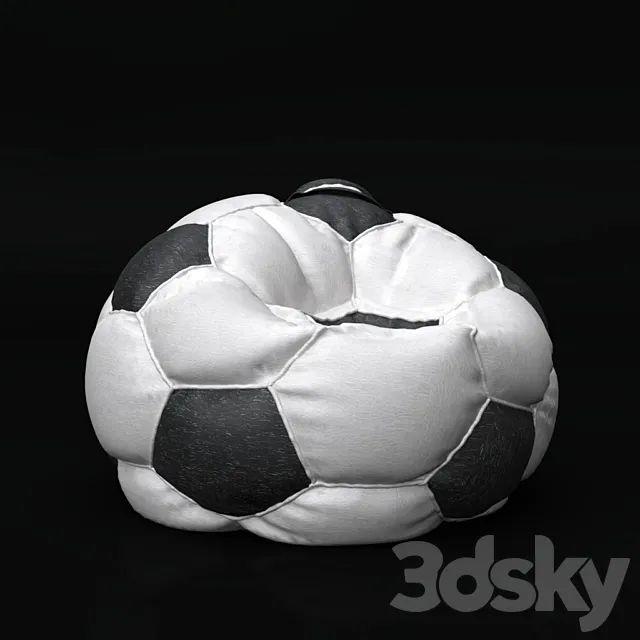 Armchairs football balls 3DS Max Model