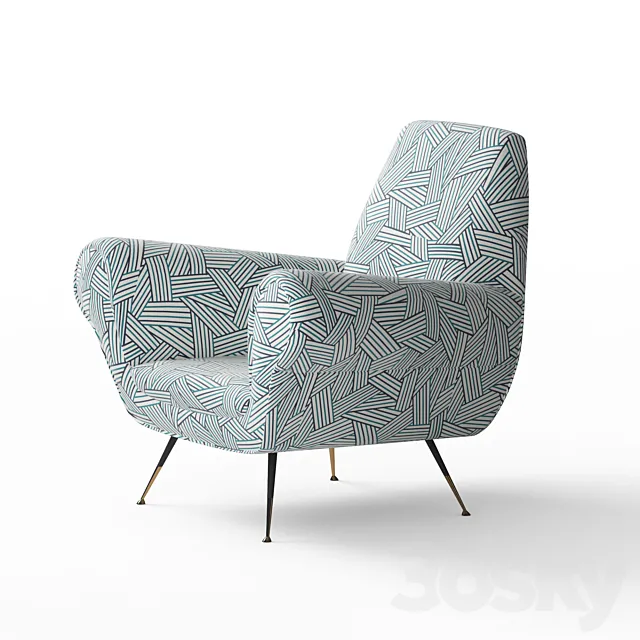 Armchairs Gigi Radice By Minotti 3ds Max