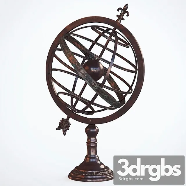 Armillary Sphere Sculpture By Darby Home Co 3dsmax Download