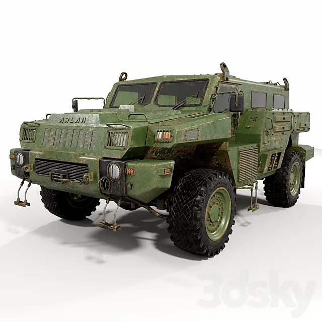 Armored car “Marauder” 3ds Max