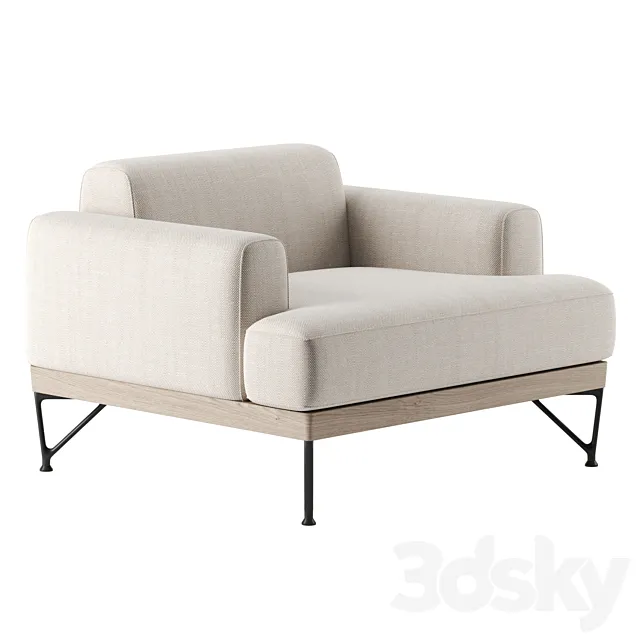 ARMSTRONG Armchair by De La Espada 3ds Max
