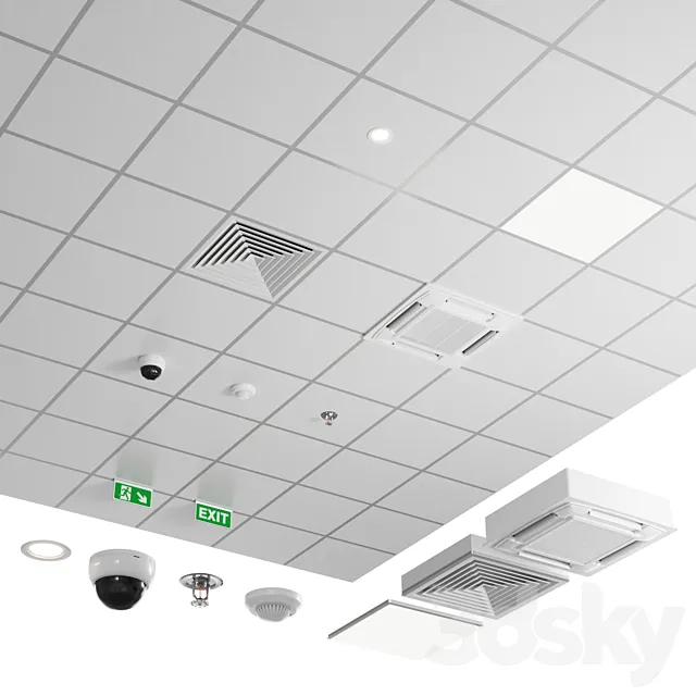 Armstrong ceiling classic 3DSMax File