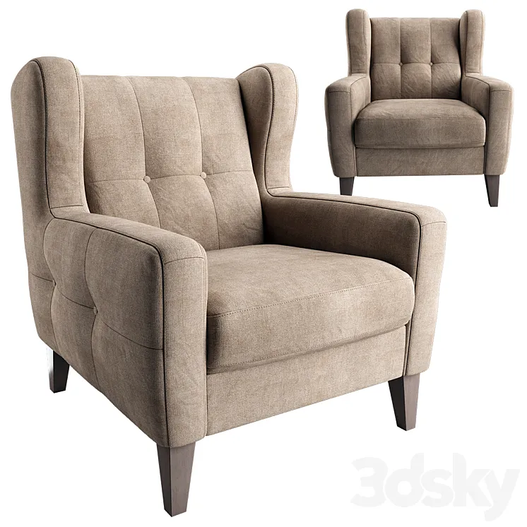 Arno Armchair 3DS Max