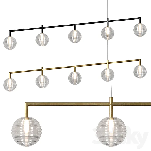 Aromas del Campo Doul Linear Pendant 3DS Max Model