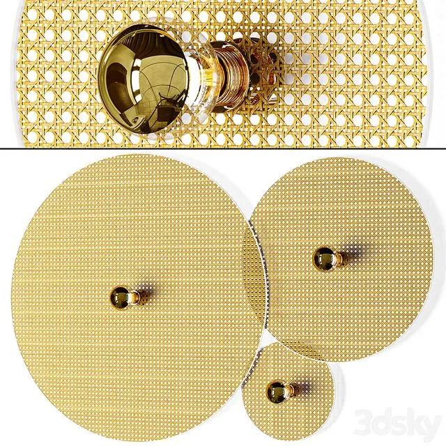 Aromas del Campo Tan Tan Wall Lamps 3dsMax Model