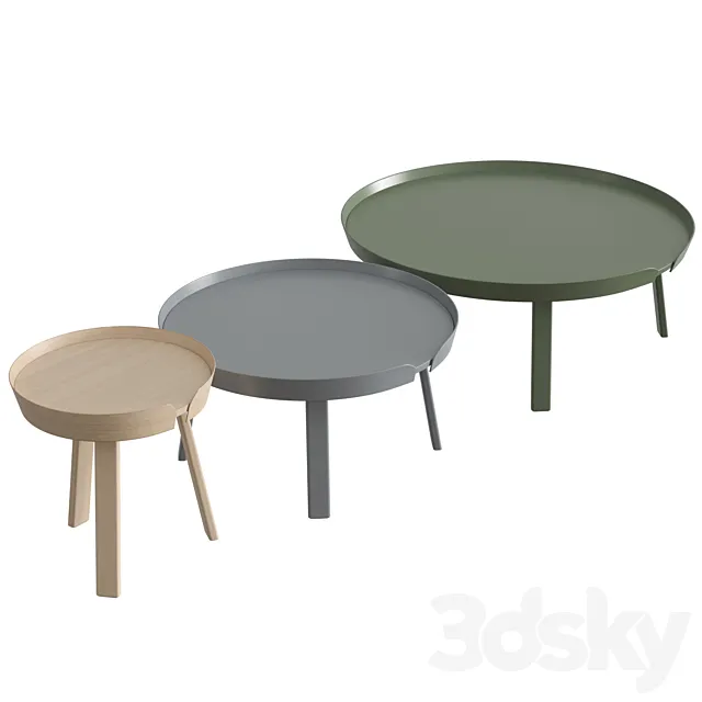 Around Coffee Table 3DS Max Model