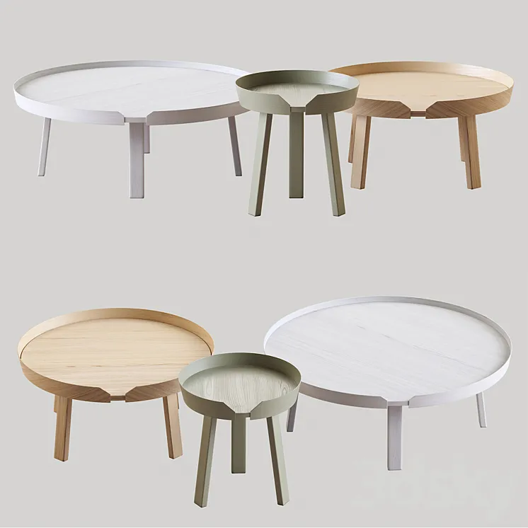 Around Coffee Table 3DS Max Model
