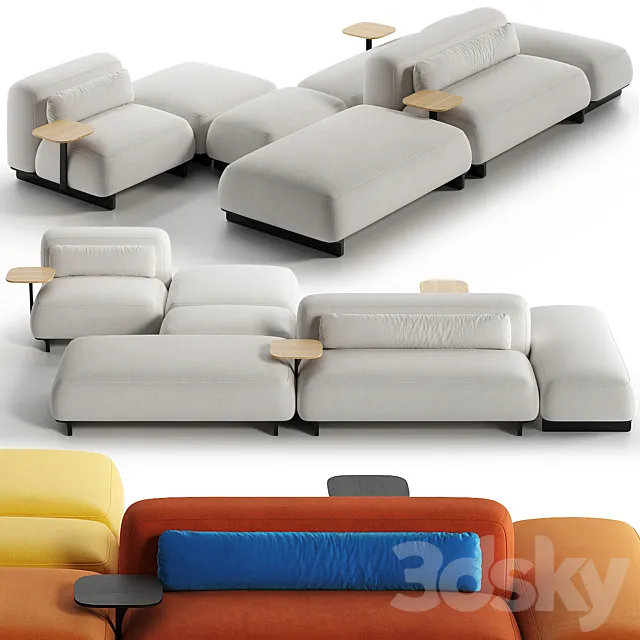 Arper Ralik Modular sofa 3DS Max Model