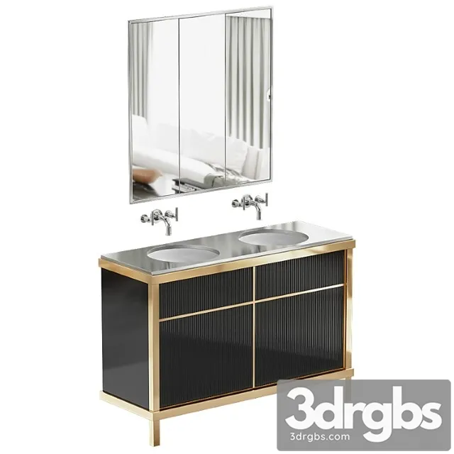 Art deco bathroom vanity 3dsmax Download