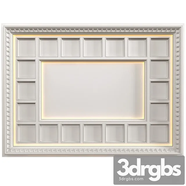 Art deco coffered illuminated ceiling.modern coffered illuminated ceiling