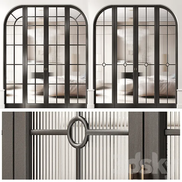 Art deco doors 4 3ds Max