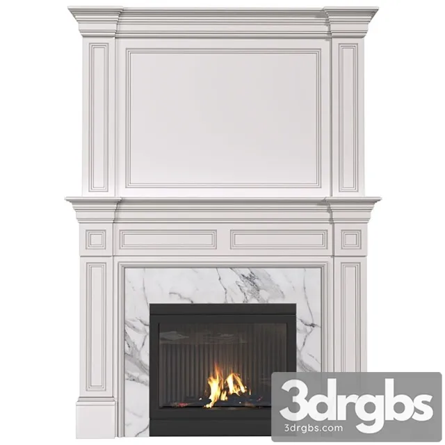 Art Deco Style Fireplace Fireplace Modern Сlassic Fireplace 3dsmax Download