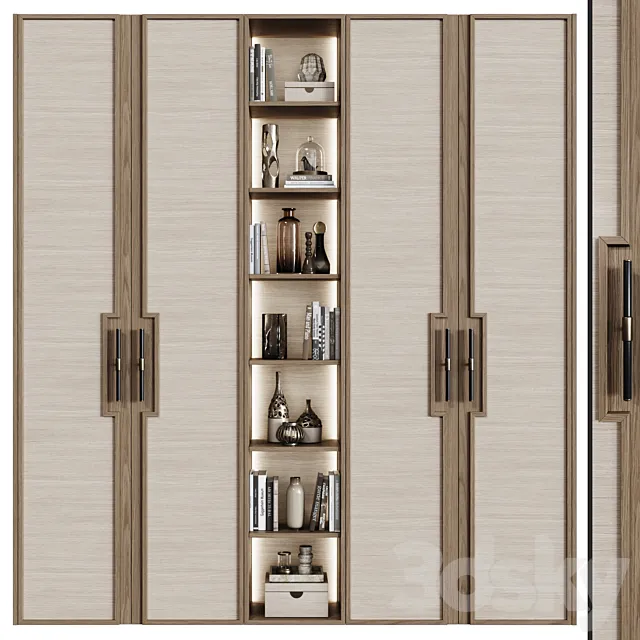 Art Deco Wardrobe 17 3ds Max