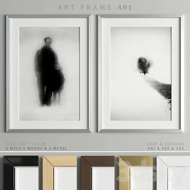 Art Frame A01 3ds Max