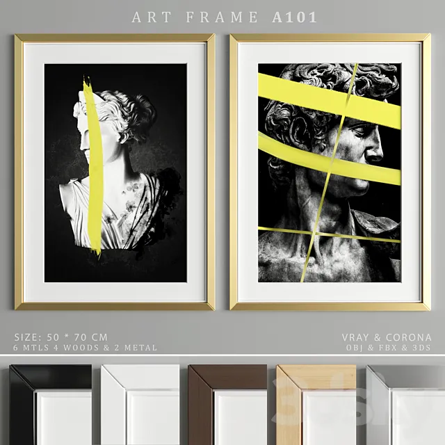 Art Frame A101 3DS Max Model