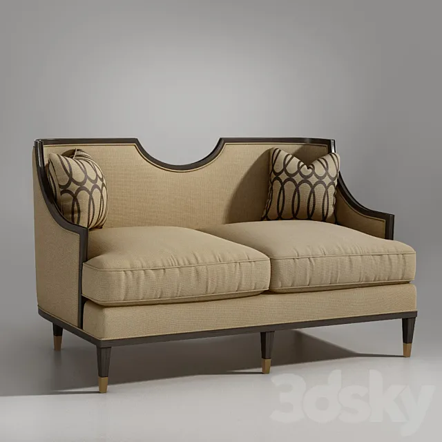 ART Furniture Harper Mineral Loveseat 3DSMax File