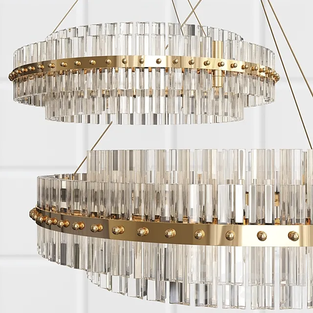 Art Luxury chandelier 9 3ds Max