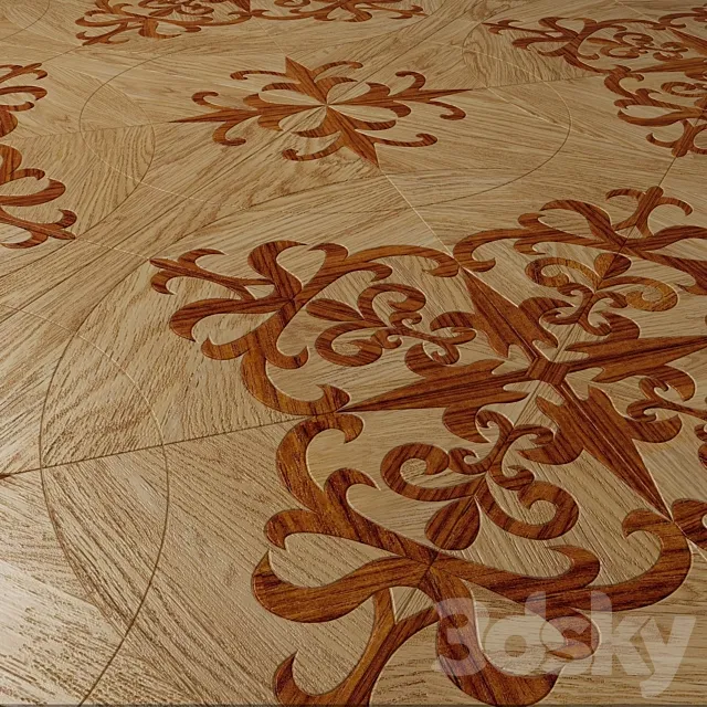 Art parquet “graceful” 3DS Max Model