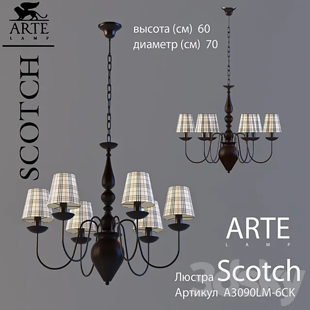ARTE Lamp _ SCOTCH  A3090LM-6CK 3DSMax File