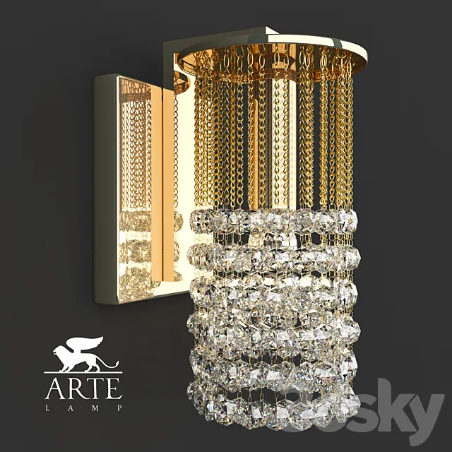 Arte Lamp A3028AP-1GO E14 3DS Max Model