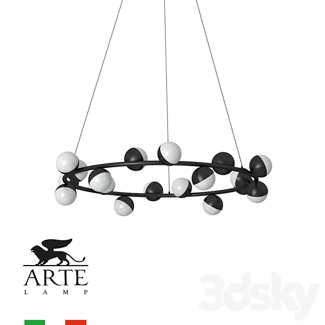 ARTE Lamp DEXTER A3619SP-18BK OM 3DS Max Model