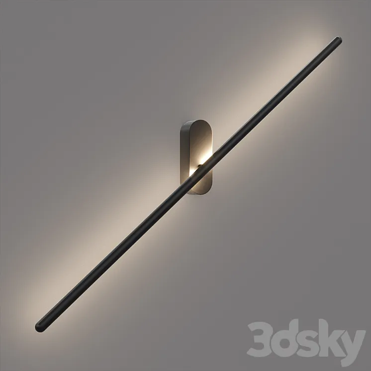 Arte Lamp Prima A2028AP-1BK 3DS Max Model