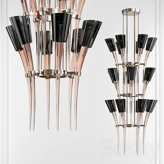 Arte Veneziana TUSK CHANDELIER 3ds Max