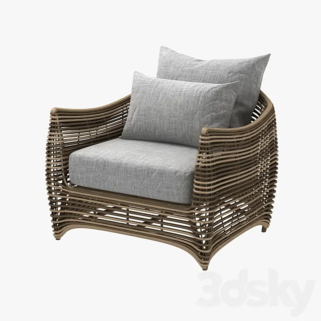 artefacto st bart outdoor lounge wicked chair 3DS Max Model