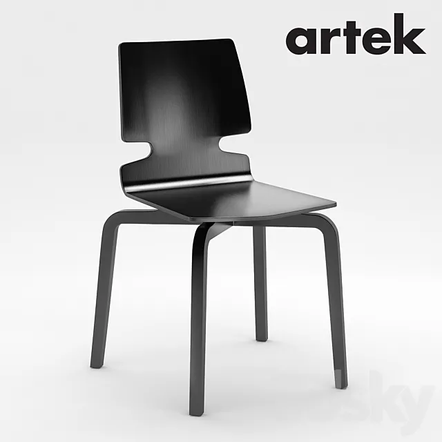 Artek HK 001 Chair 3ds Max