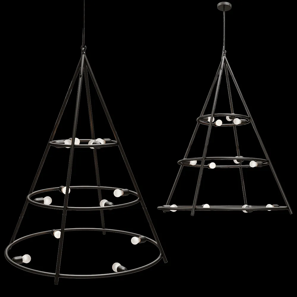 Artemide – Ceiling lamp El Poris 3ds Max