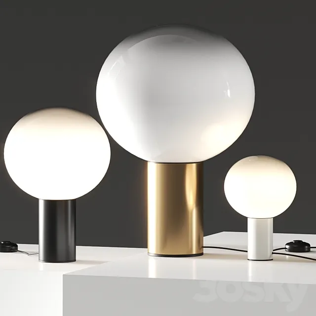 Artemide Laguna Table Lamps 3DSMax File