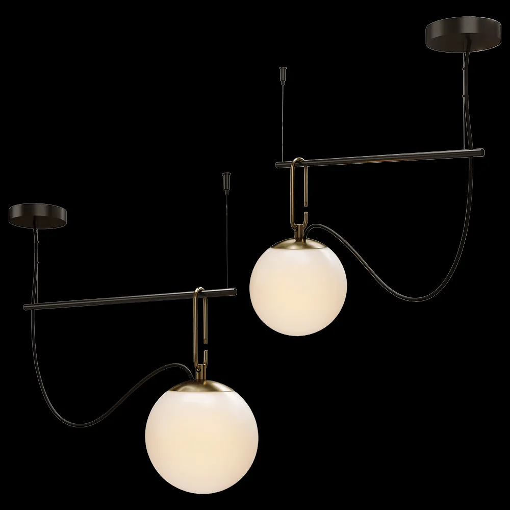 Artemide – Pendant lamp NG suspension 3ds Max