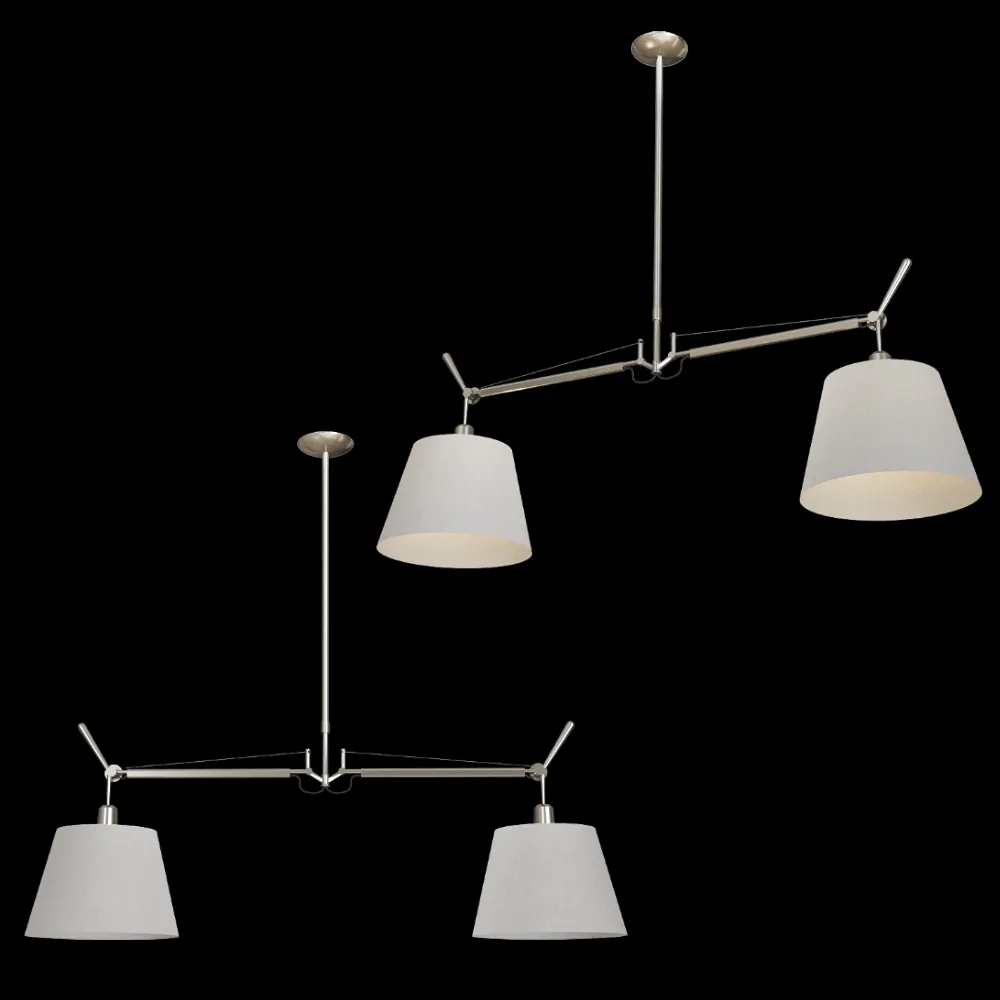 Artemide – Pendant lamp Tolomeo Basculante Due Bracci 3ds Max